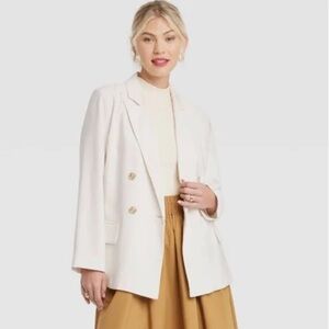 A new day cream blazer size XS